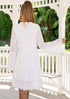 Kleid Weiß 23F-822 C FRESH COTTON